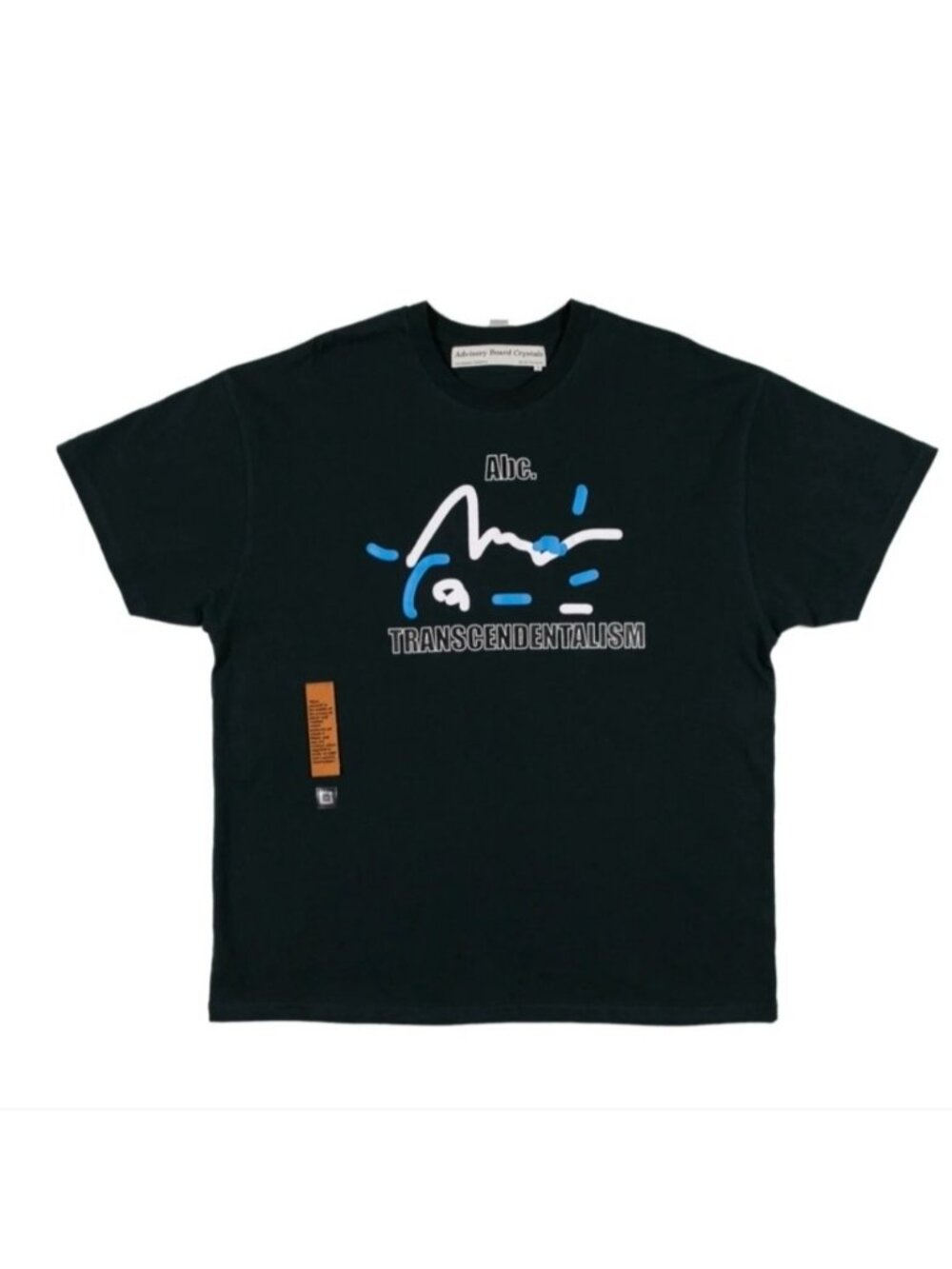 NEW WITHOUT TAG ADVISORY BOARD CRYSTALS (Abc) “TRANSCENDENTALISM” TEE Black